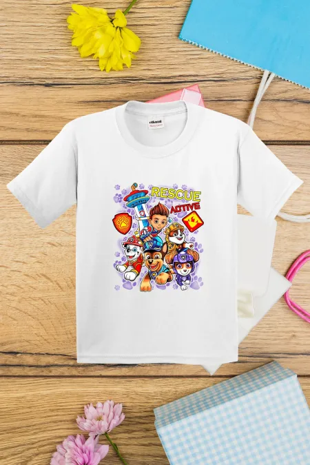 T-shirt imprimé Paw Patrol Rescue Active pour enfants