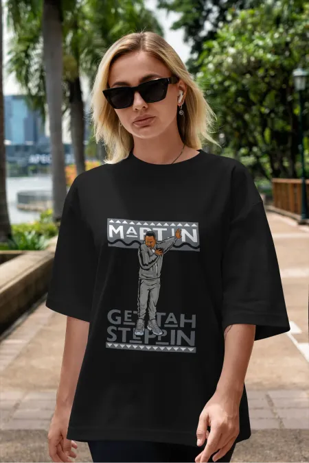 Unisex Men's/Women's MARTIN Custom Printed Oversize Cotton Crew Neck T-Shirt