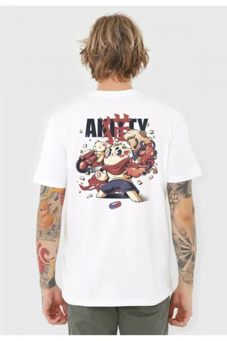 Oversize Printed White T-shirt