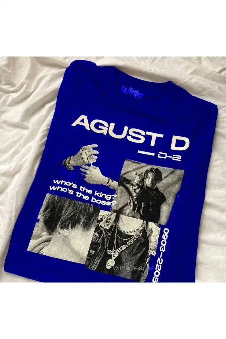Favoriconsept - Bts - Suga Agust D Who's The King Boss Unisex T-Shirt