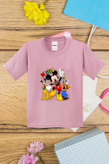 T-shirt imprimé Mickey Mouse et ses amis pour enfants
