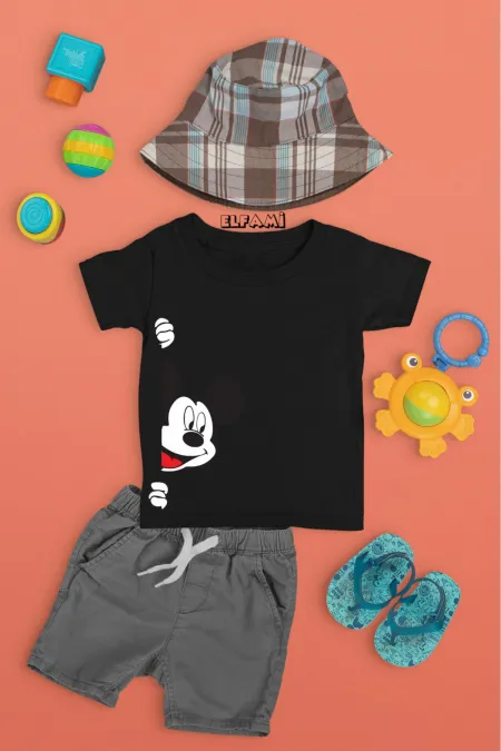 T-shirt imprimé dessin animé pour filles/garçons