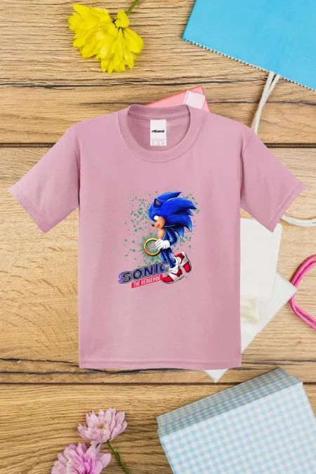 T-shirt imprimé Sonic The Hedgehog pour enfants