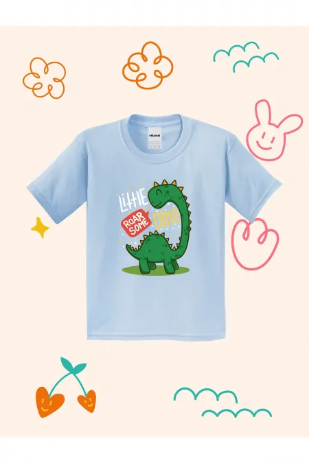 Little Dino Design Printed Kids T-shirt