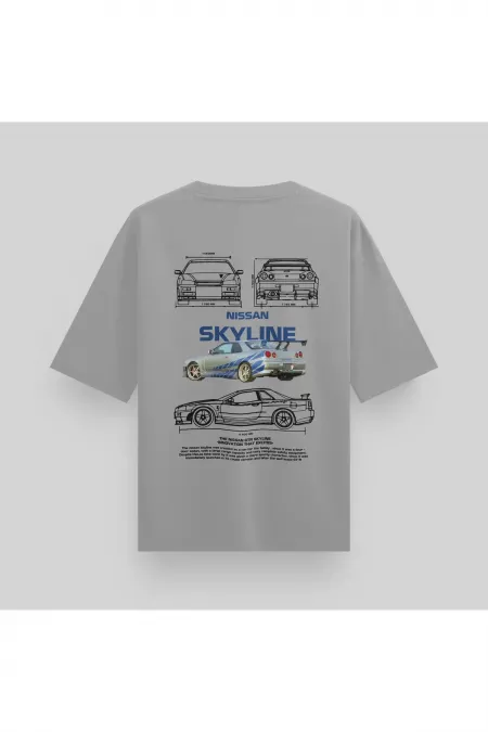Nissan Skyline Unisex White Tshirt