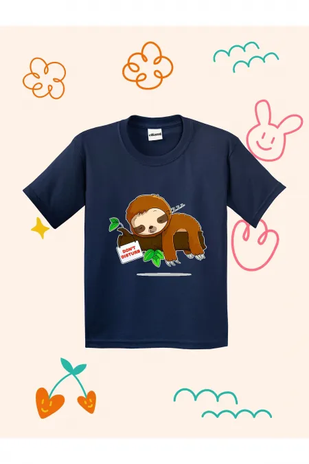 Don't Disturb Printed Kids T-shirt