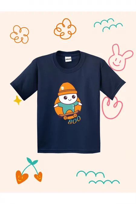 BOO Design Printed Kids T-shirt