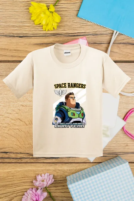 T-shirt imprimé Lightyear Space Rangers pour enfants