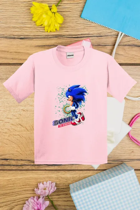 T-shirt imprimé Sonic The Hedgehog pour enfants