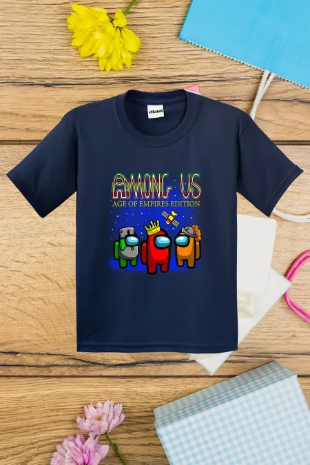 T-shirt imprimé pour enfants Among Us