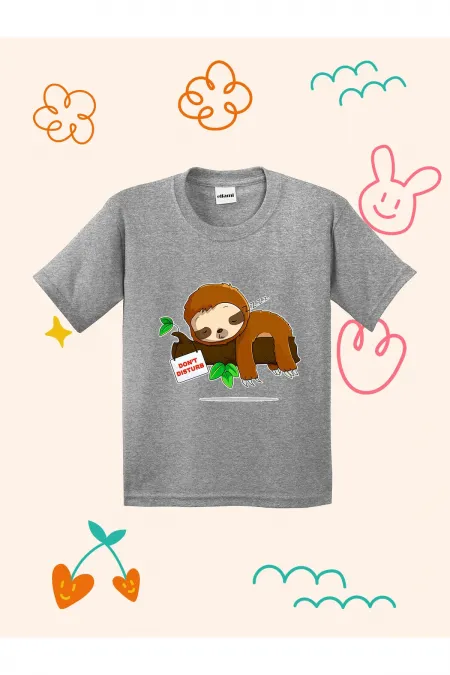 Don't Disturb Printed Kids T-shirt