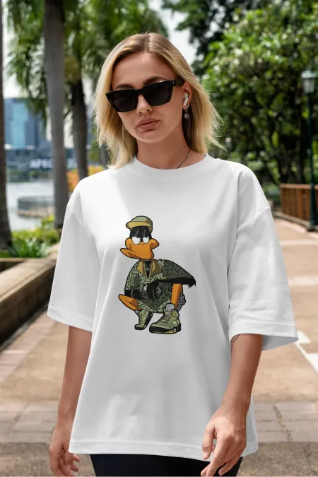 Unisex Men's/Women's Golf Special Print Oversize Cotton Crew Neck T-Shirt