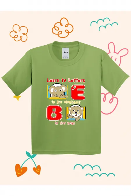 Alphabet Print Kids T-shirt