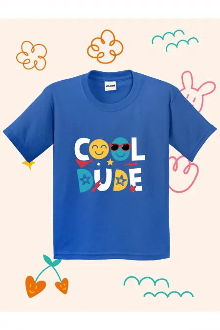 Cool Dude Stars Printed Kids T-shirt