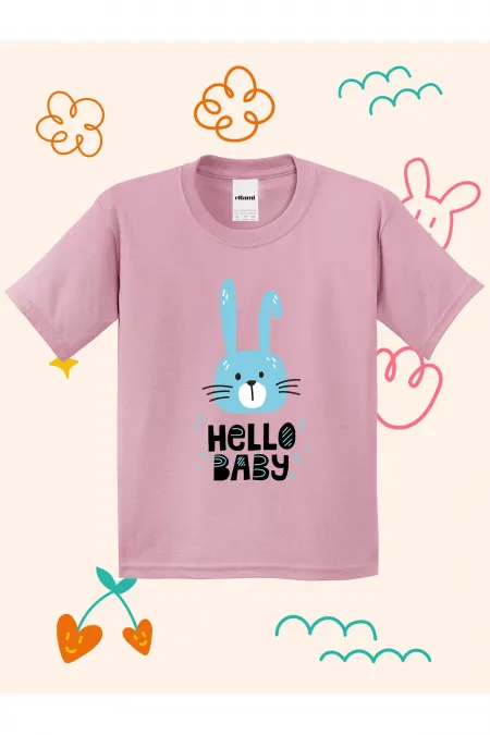 Hello Baby Printed Kids T-shirt