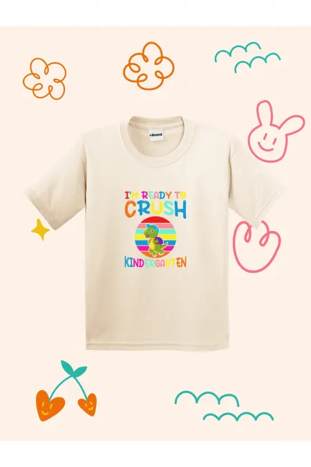 Kindergarten Design Printed Kids T-shirt