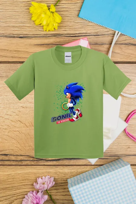 T-shirt imprimé Sonic The Hedgehog pour enfants