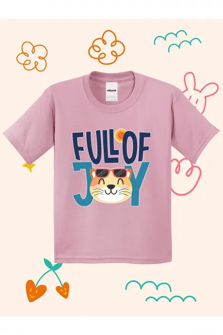Full Of Joy Printed Kids T-shirt