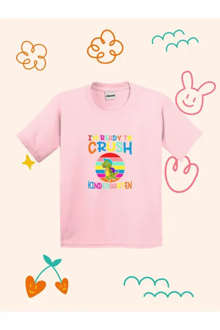 Kindergarten Design Printed Kids T-shirt