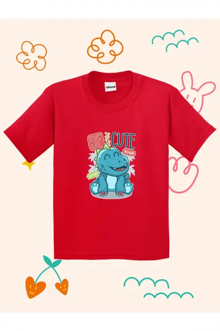 Be Cute Roar Printed Kids T-shirt