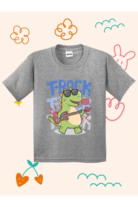 T-Rock Design Printed Kids T-shirt