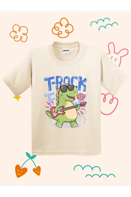 T-Rock Design Printed Kids T-shirt