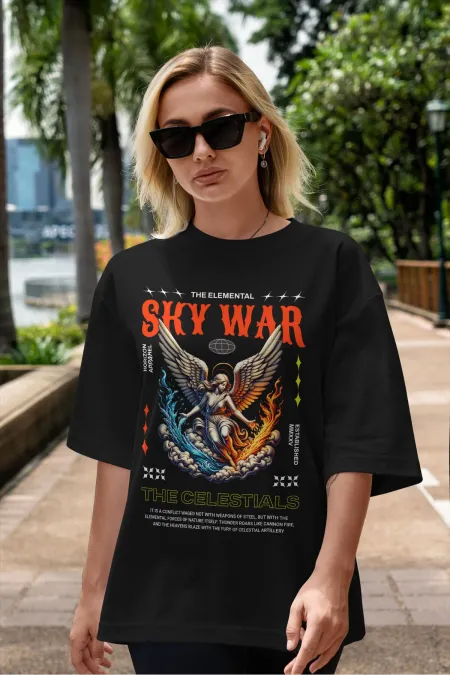 Unisex Men's/Women's HARMONY Custom Printed Oversize Cotton Crew Neck T-Shirt