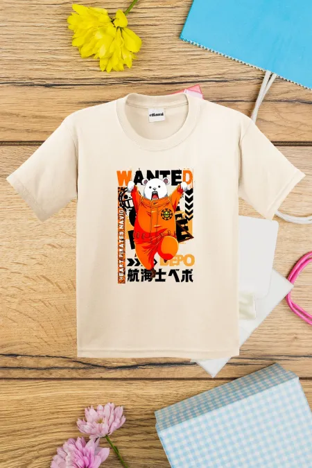 T-shirt imprimé OnePiece Bepo pour enfants
