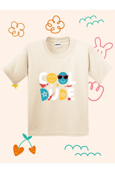 Cool Dude Stars Printed Kids T-shirt