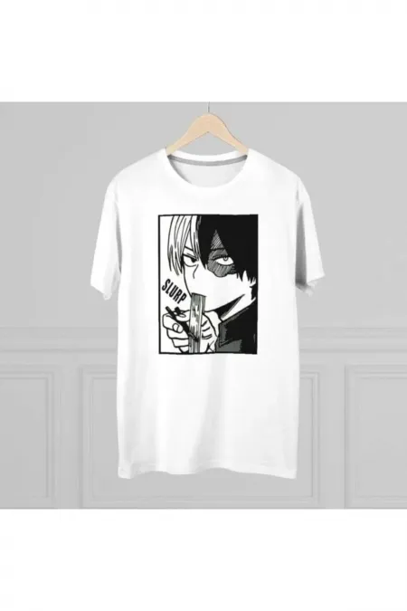 Oversize White Dragon Printed T-shirt