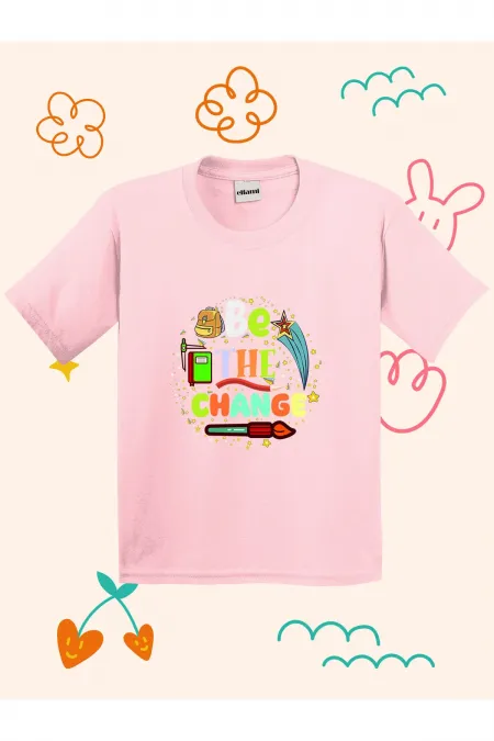 Be The Change Printed Kids T-shirt