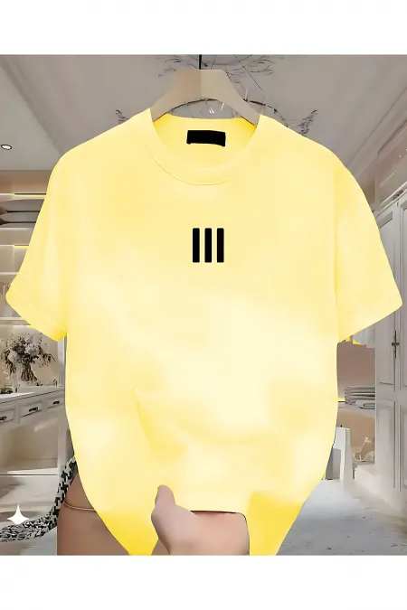 3 Striped White Men's T-shirt