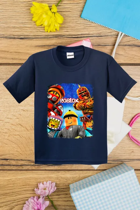 T-shirt imprimé Roblox pour enfants
