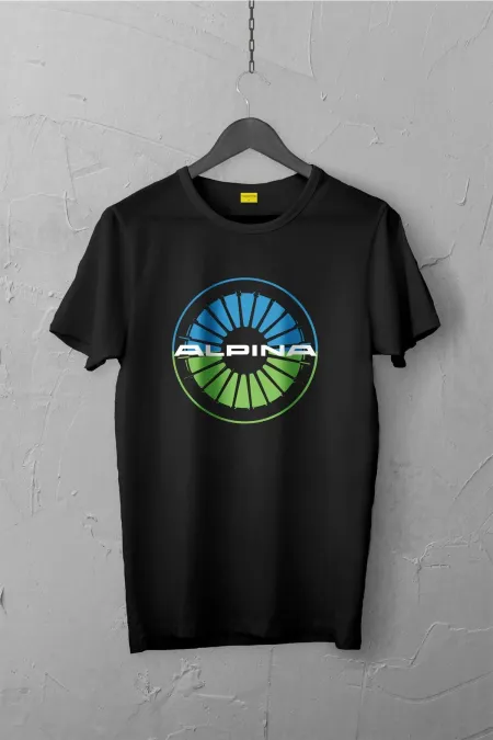 Bmw Alpina Tasarımlı Tshirt , Unisex Premium, Çatlama Solma Yapmaz / Otomobil