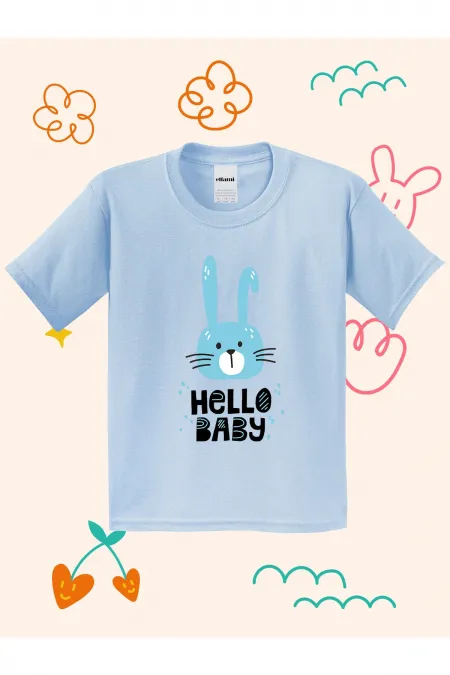 Hello Baby Printed Kids T-shirt