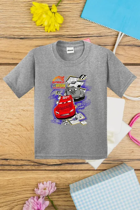 T-shirt imprimé Cars Rsn pour enfants