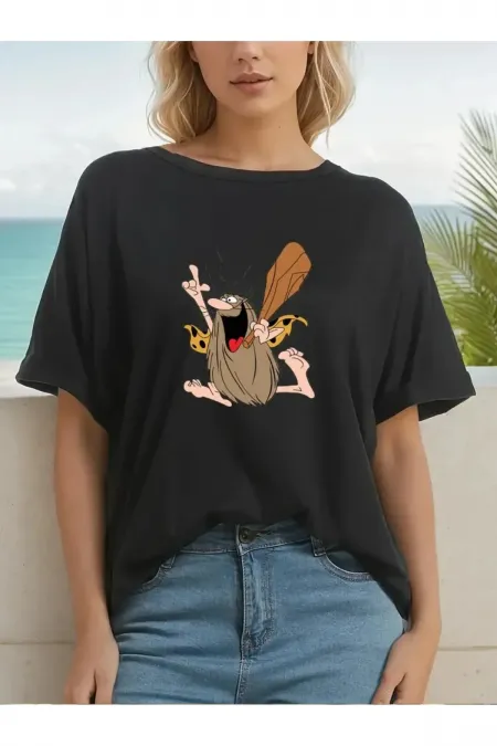 Captain Caveman Design T-shirt