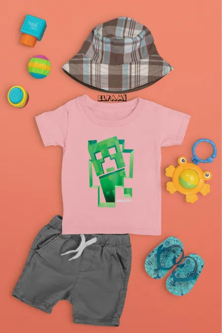 T-shirt imprimé Creeper pour fille/garçon