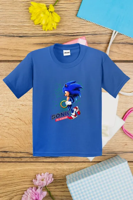 T-shirt imprimé Sonic The Hedgehog pour enfants