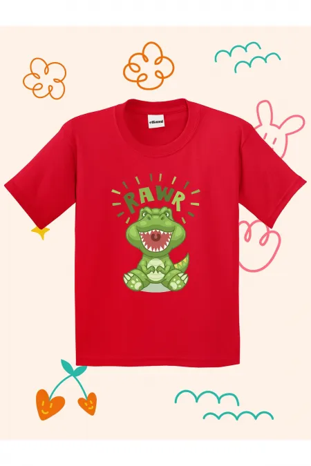 Rawr Religious Printed Kids T-shirt