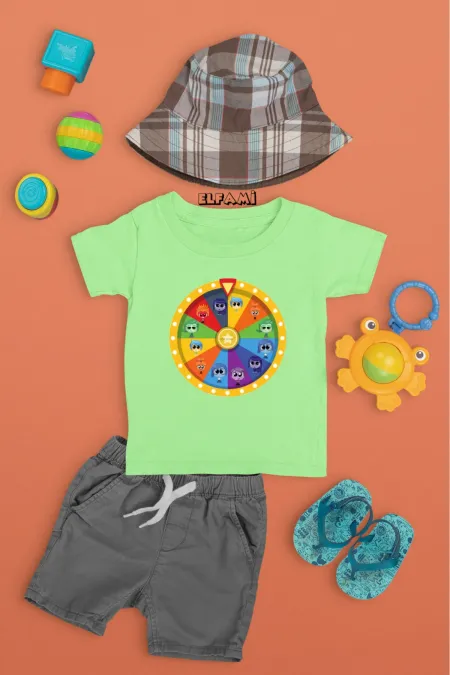 T-shirt imprimé dessin animé pour filles/garçons