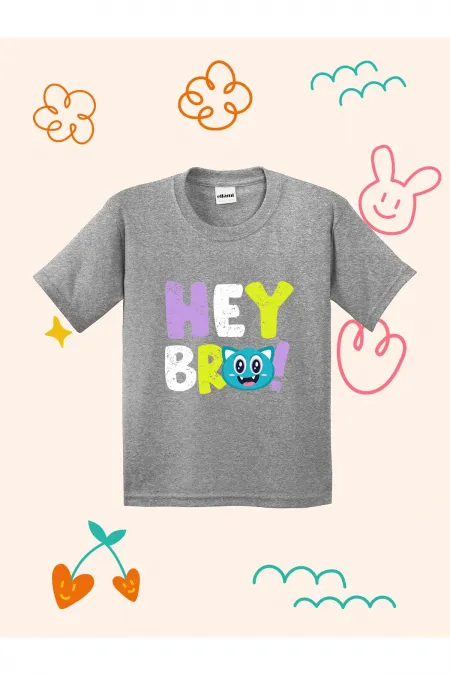 Hey Bro Design Kids T-shirt