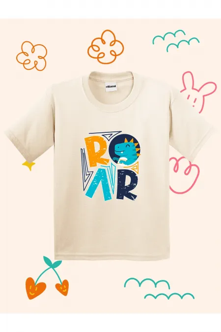 Dino Roar Printed Kids T-shirt
