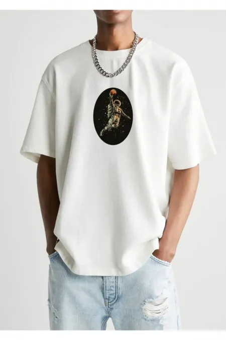 Astronaut Printed Oversized T-shirt