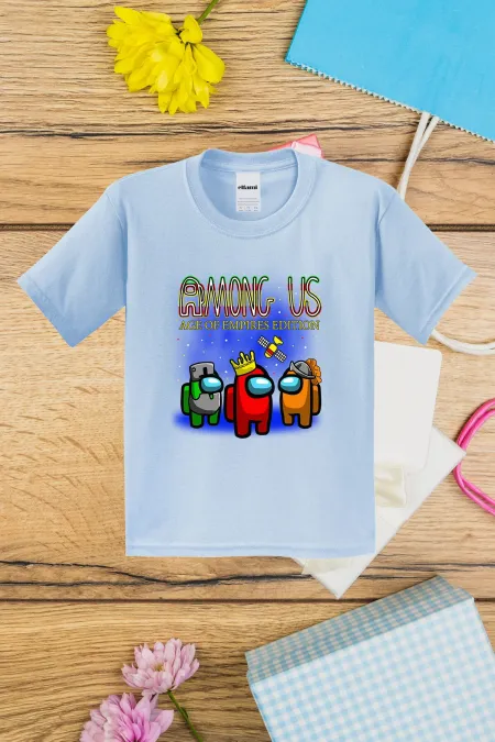 T-shirt imprimé pour enfants Among Us