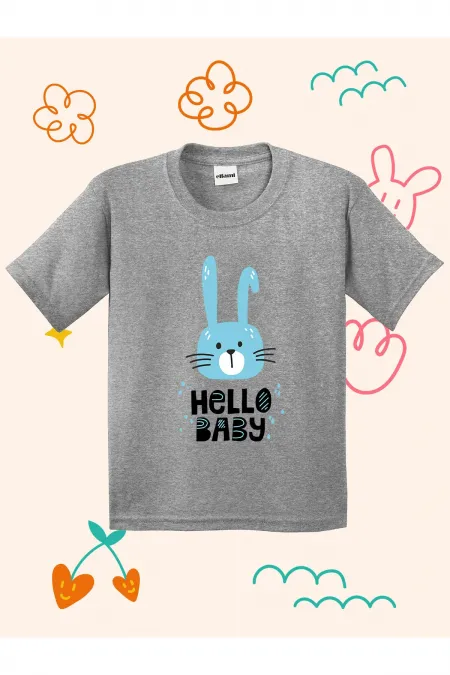 Hello Baby Printed Kids T-shirt