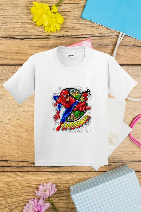 Spider-Man Tech Print Kids T-shirt