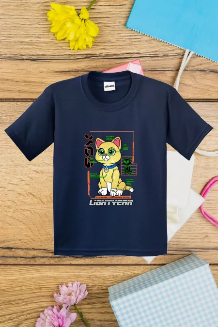 T-shirt imprimé chat Lightyear pour enfants