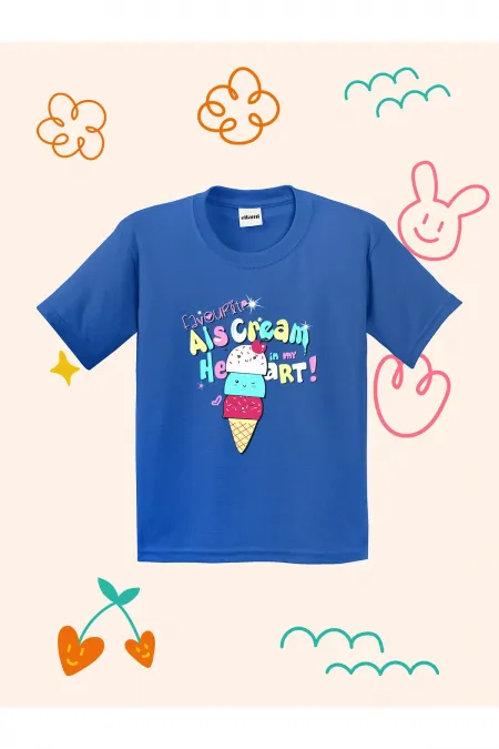Favorite Ice Cream Designed Kids T-shirt