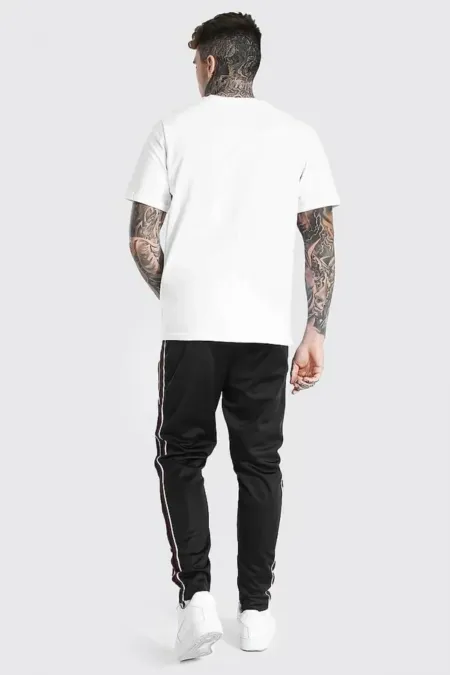 Erkek Beyaz Cras Man African Oversize Tshirt